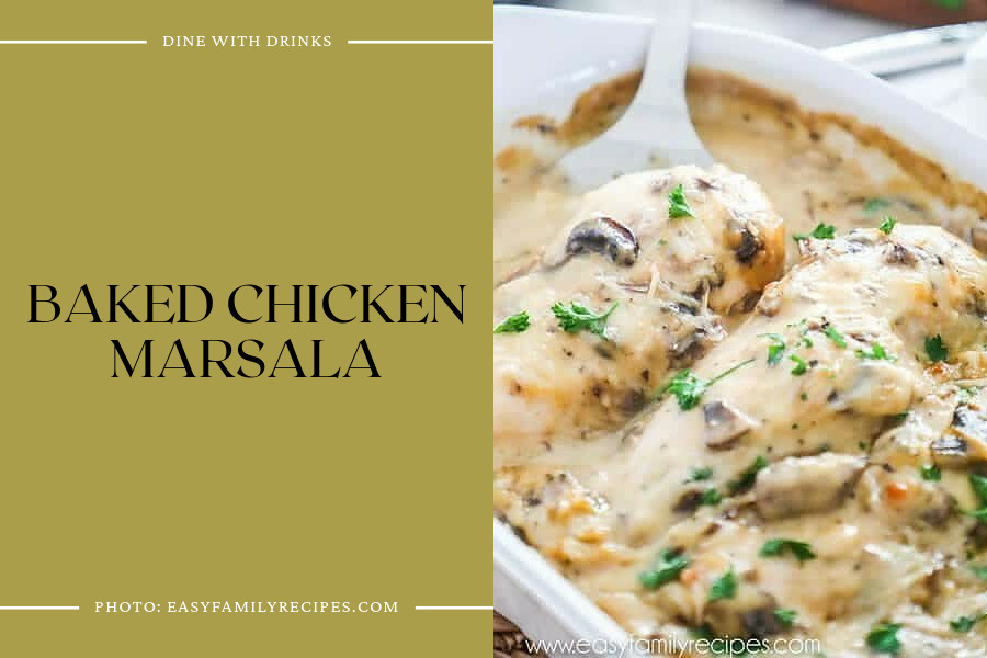 Baked Chicken Marsala