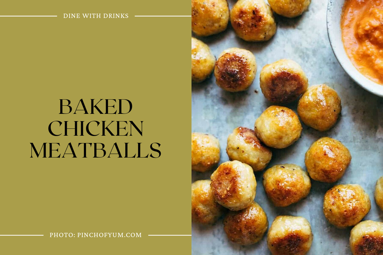 Baked Chicken Meatballs