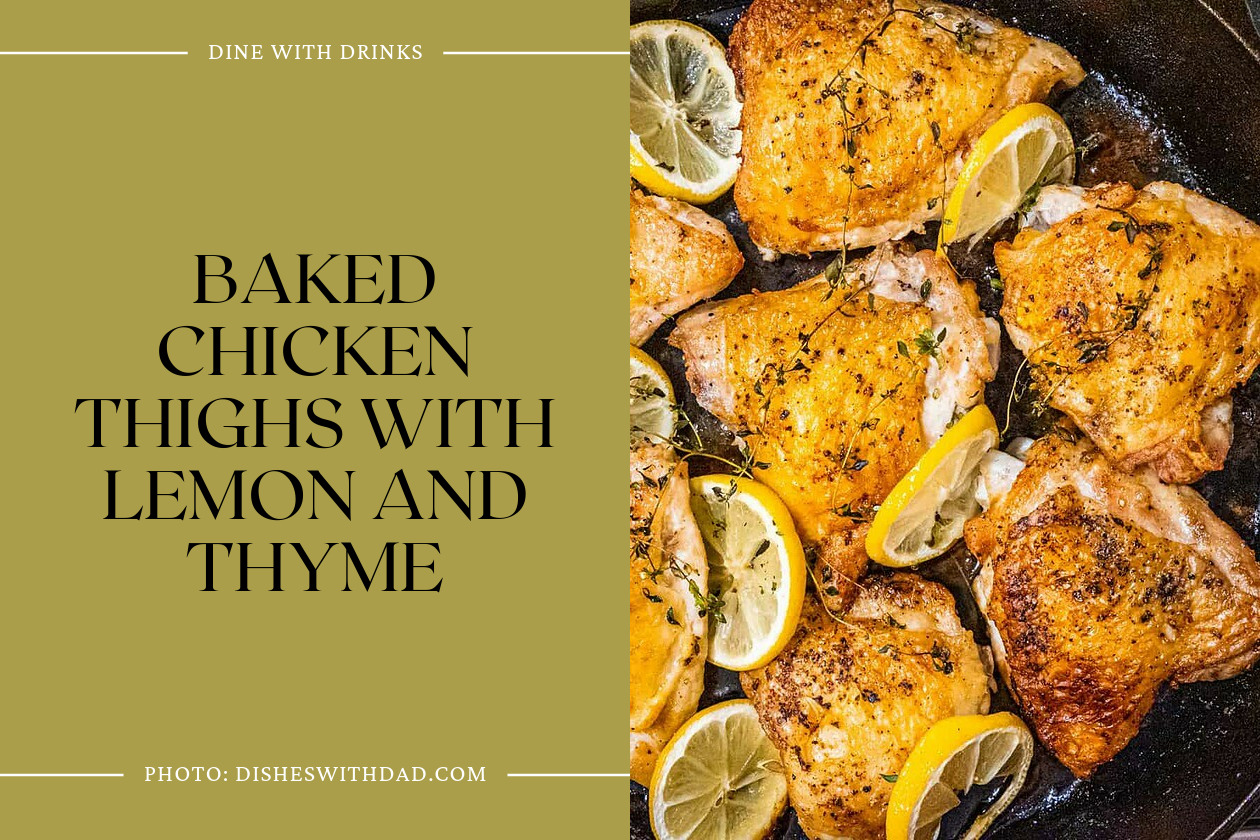 Baked Chicken Thighs With Lemon And Thyme