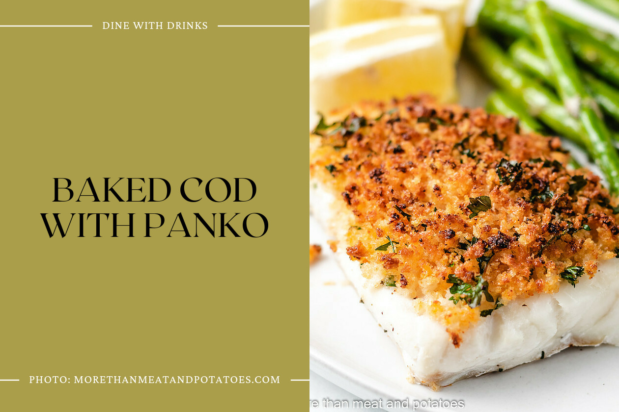 Baked Cod With Panko