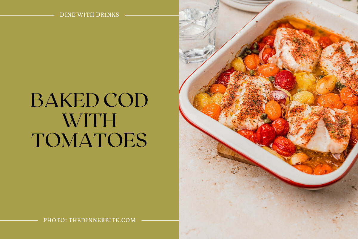 Baked Cod With Tomatoes