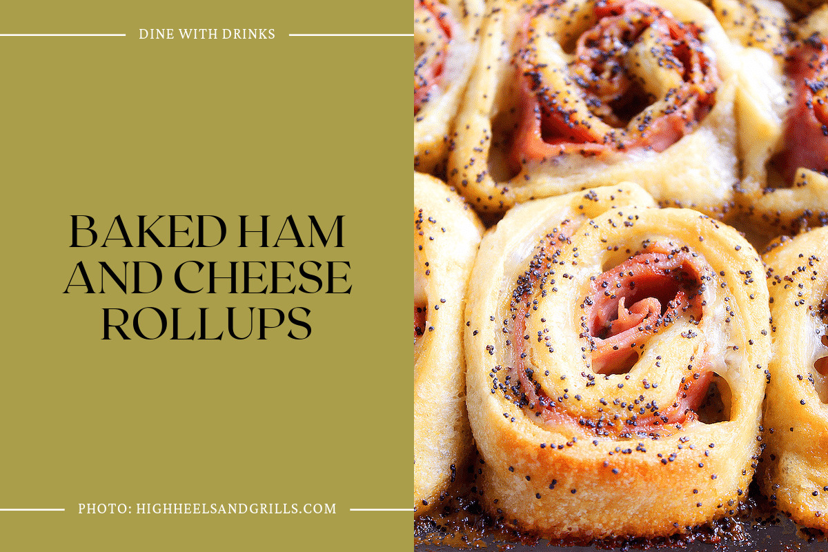 Baked Ham And Cheese Rollups