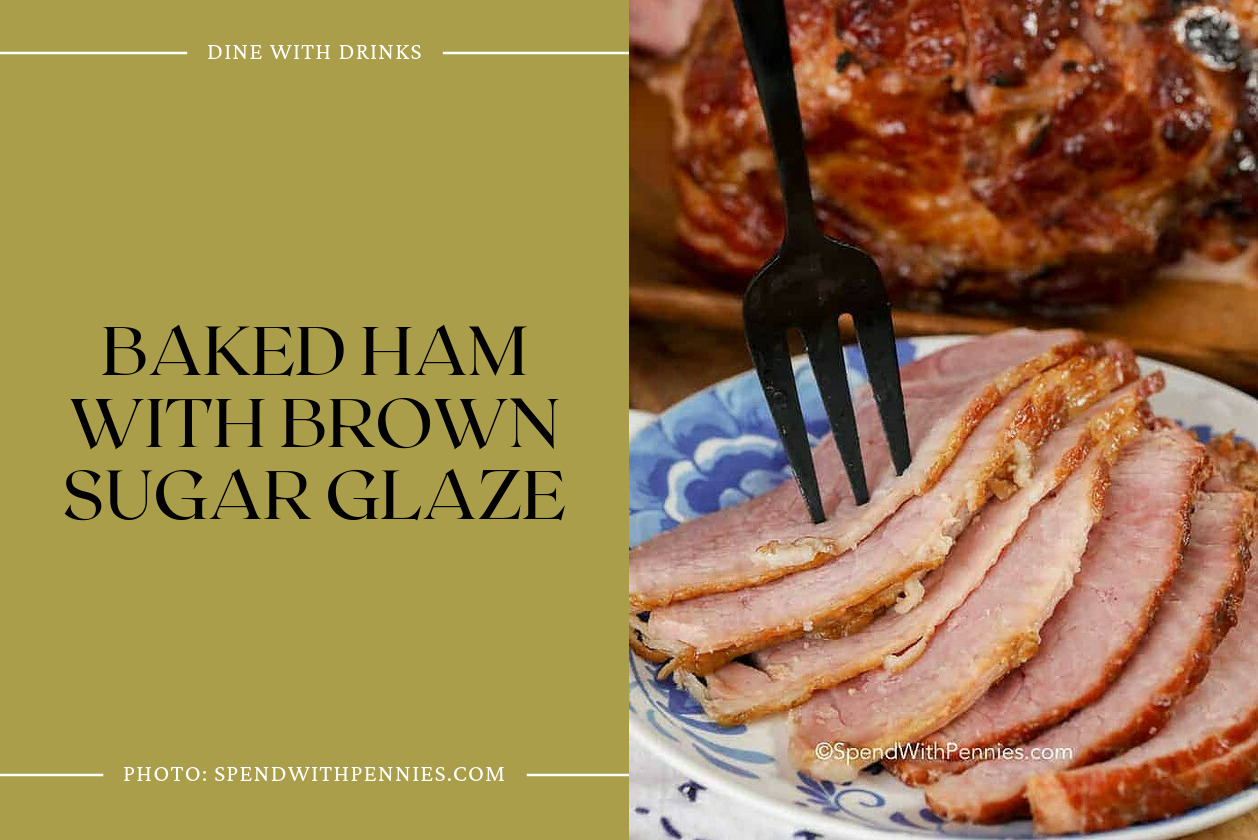Baked Ham With Brown Sugar Glaze