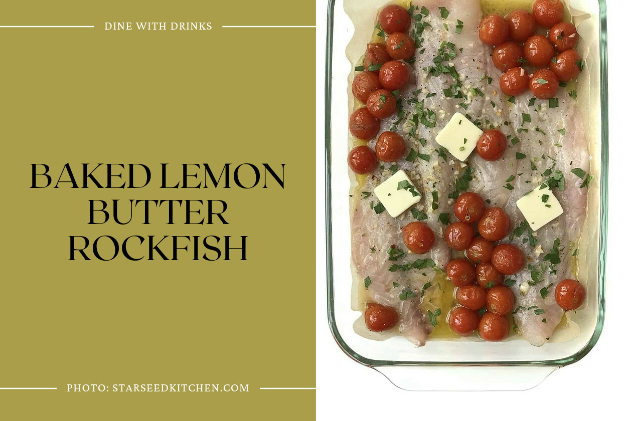 Baked Lemon Butter Rockfish