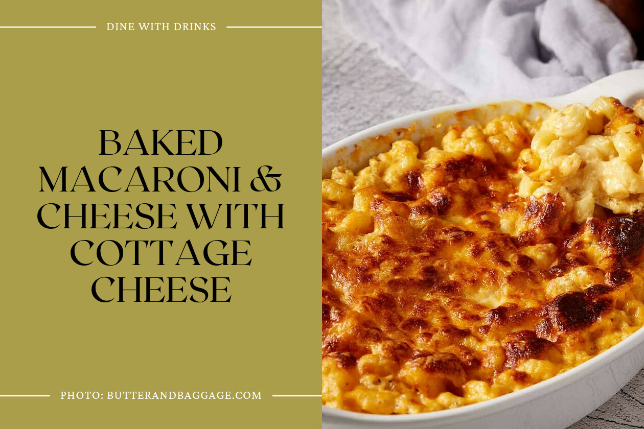 Baked Macaroni & Cheese With Cottage Cheese