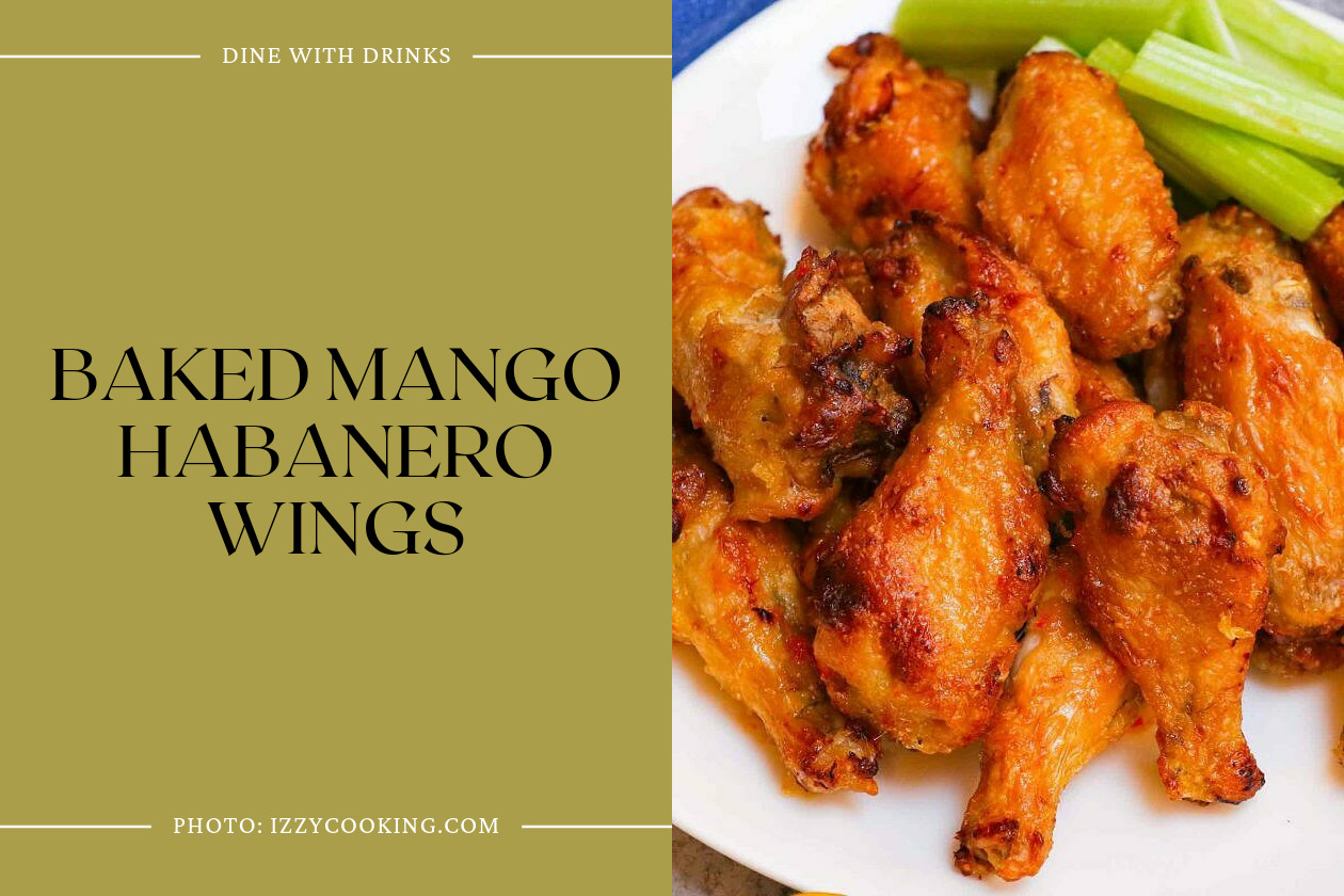 Baked Mango Habanero Wings
