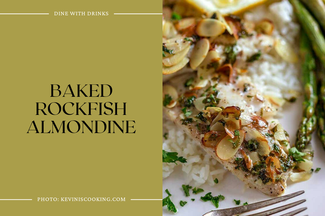 Baked Rockfish Almondine