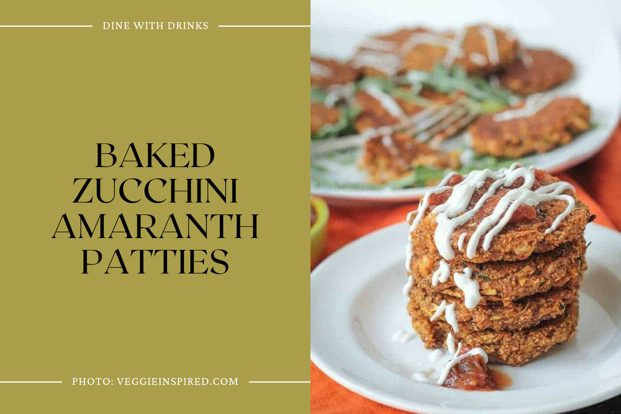 Baked Zucchini Amaranth Patties