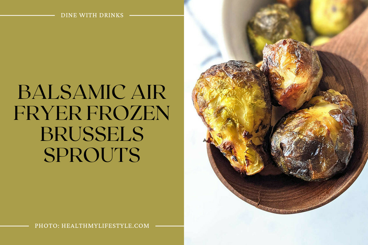 Balsamic Air Fryer Frozen Brussels Sprouts
