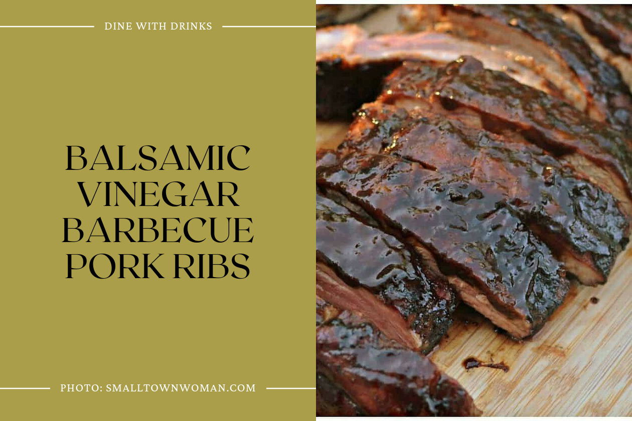 Balsamic Vinegar Barbecue Pork Ribs