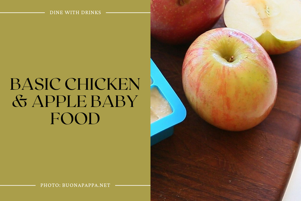 Basic Chicken & Apple Baby Food