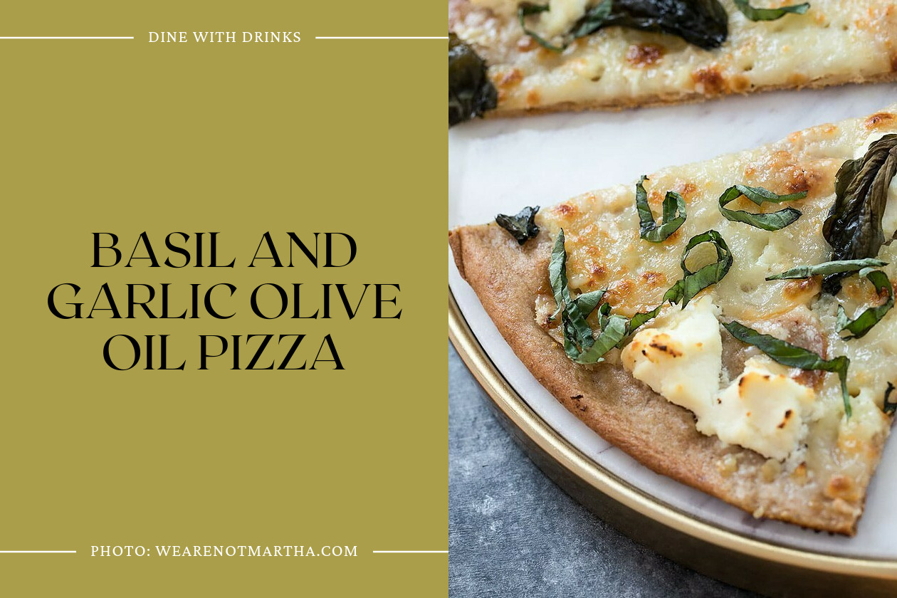 Basil And Garlic Olive Oil Pizza