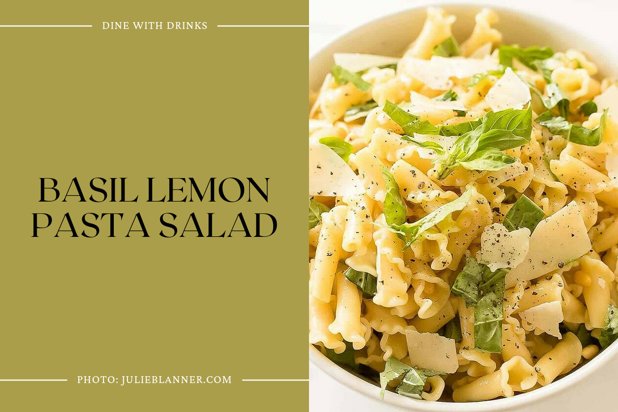 Basil Lemon Pasta Salad