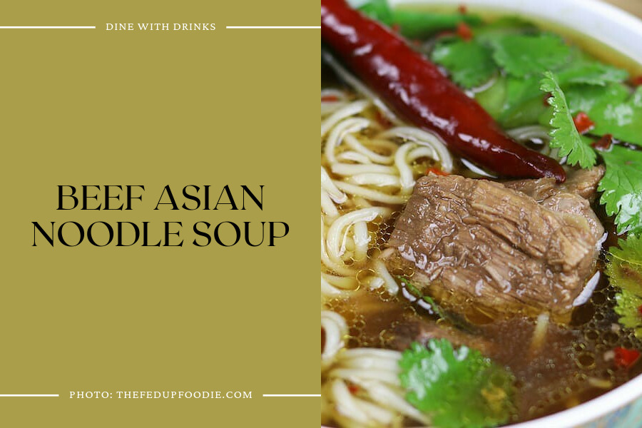 Beef Asian Noodle Soup
