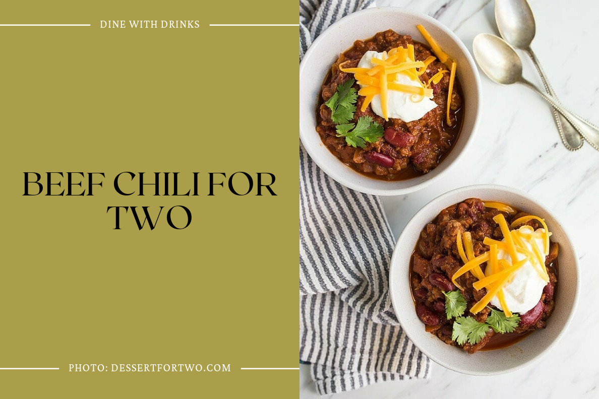 Beef Chili For Two
