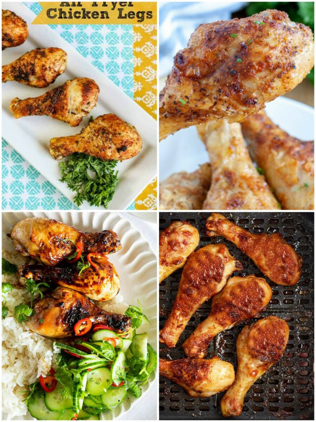 17 Air Fryer Chicken Leg Recipes: Crispy Goodness Await!