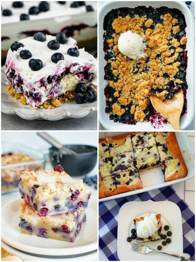25 Blueberry Dessert Recipes To Satisfy Your Sweet Tooth