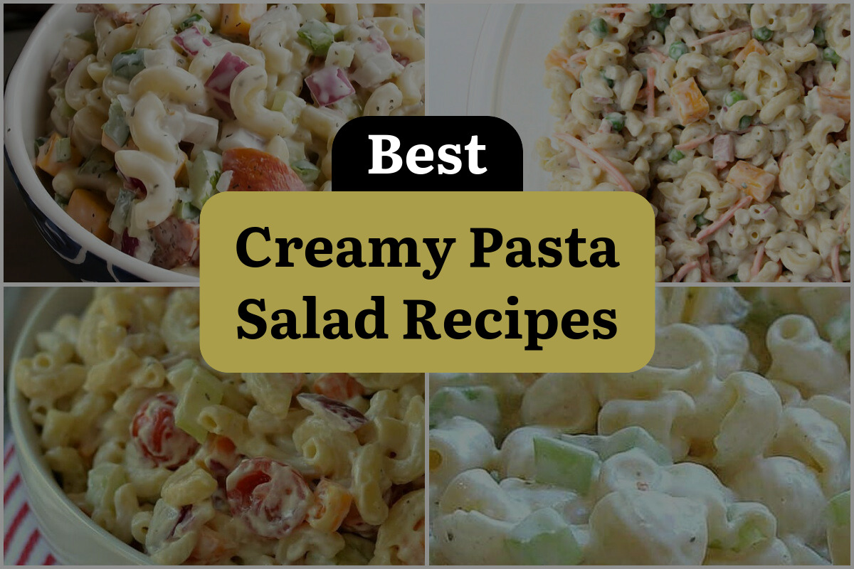 17 Best Creamy Pasta Salad Recipes