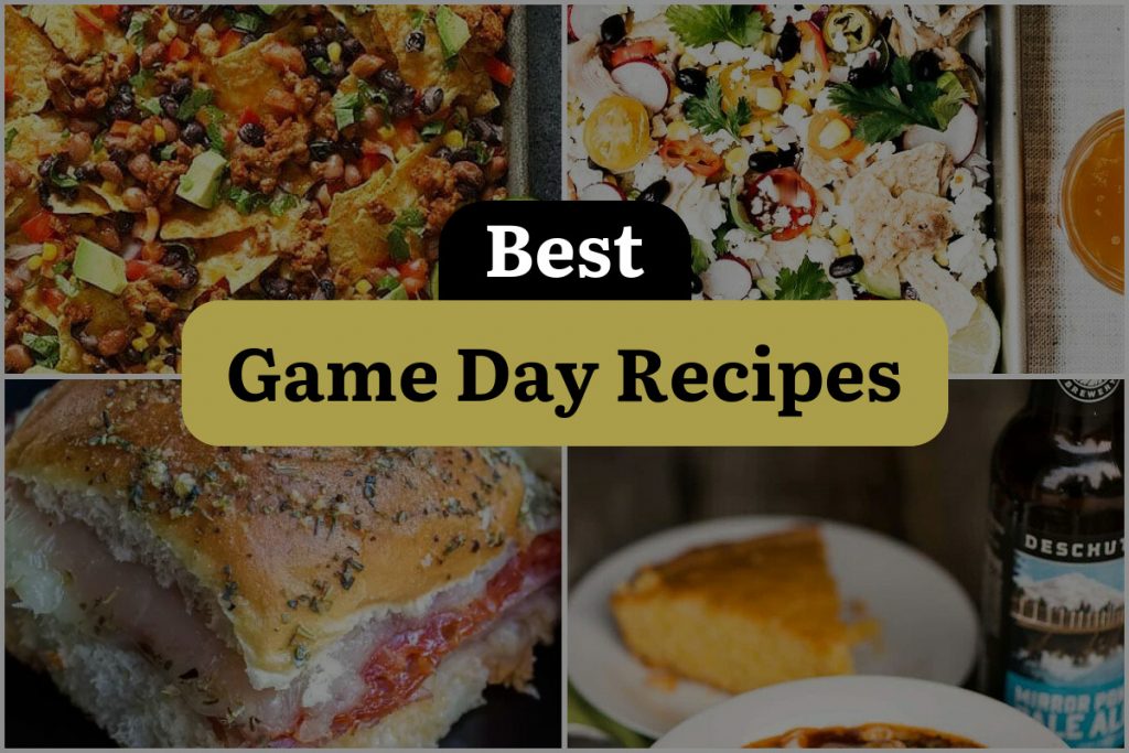 33 Game Day Recipes To Score Big With Your Taste Buds! | DineWithDrinks