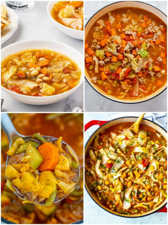 21 Healthy Cabbage Soup Recipes To Savor And Slim Down!