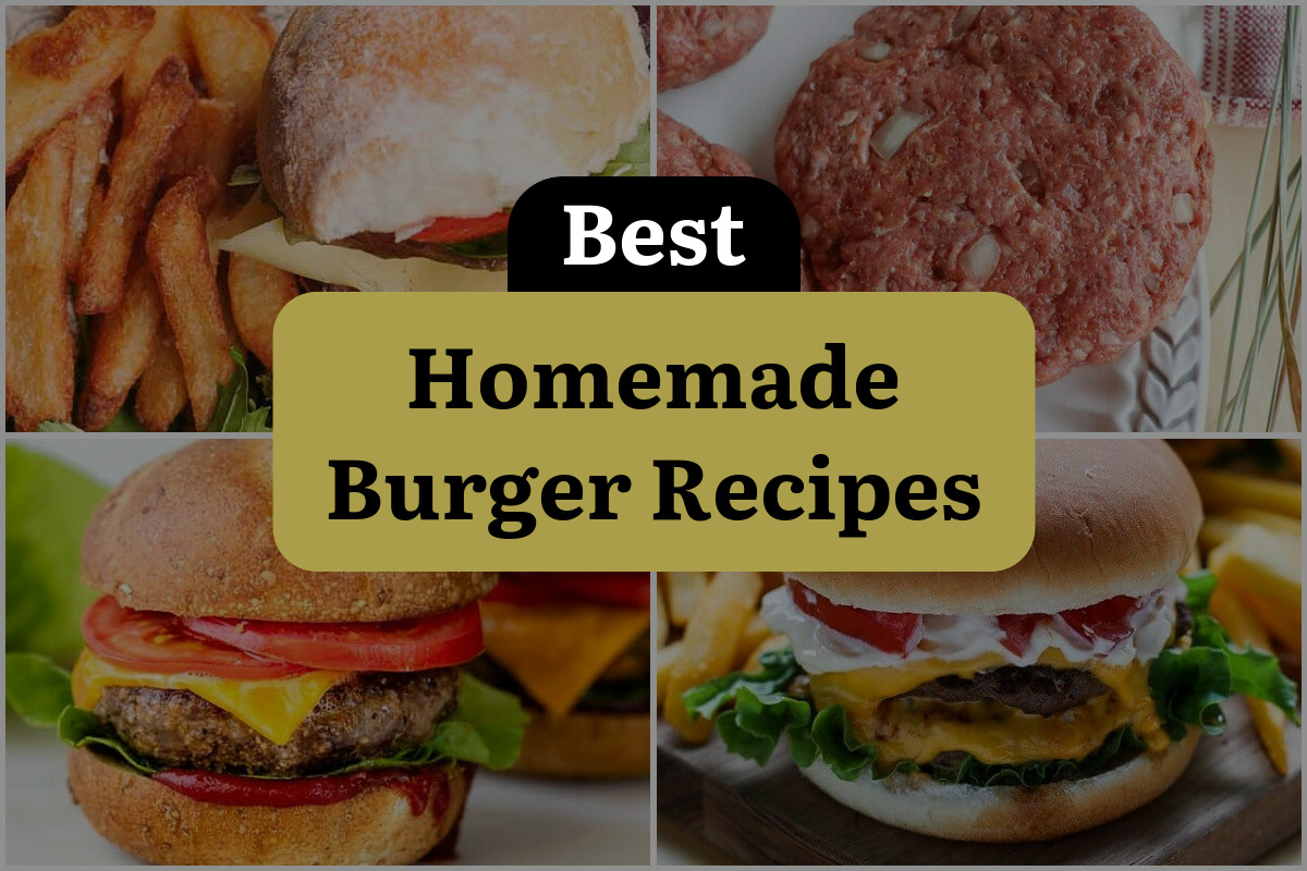 26 Best Homemade Burger Recipes