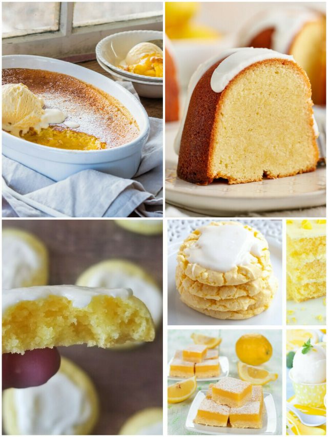 26 Lemon Dessert Recipes To Make Your Taste Buds Sizzle!