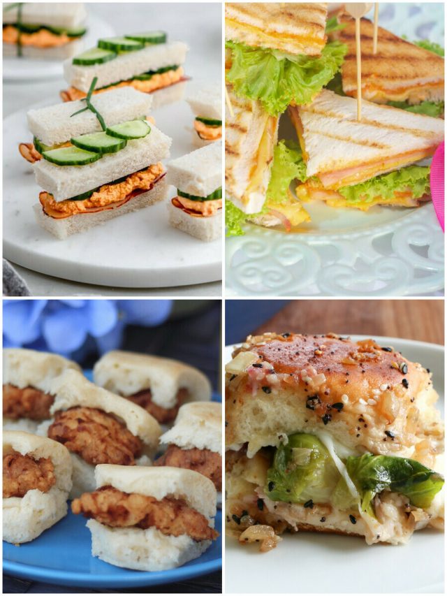 11 Mini Sandwich Recipes To Satisfy Your Bite-Sized Cravings!