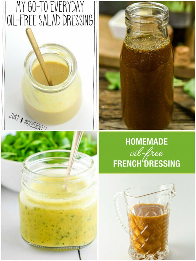 20 Oil-Free Salad Dressing Recipes To Sizzle Up Your Salads!