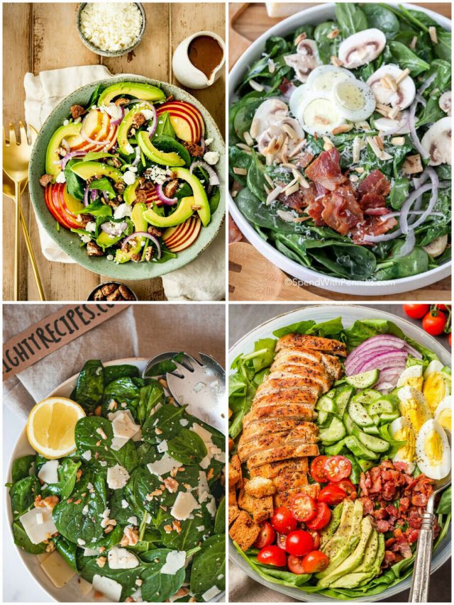26 Spinach Salad Recipes To Tickl
