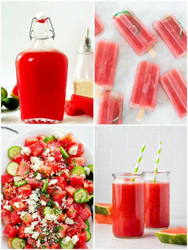 24 Watermelon Recipes To Make A Splash In Your Summer!