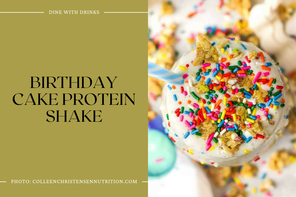 Birthday Cake Protein Shake