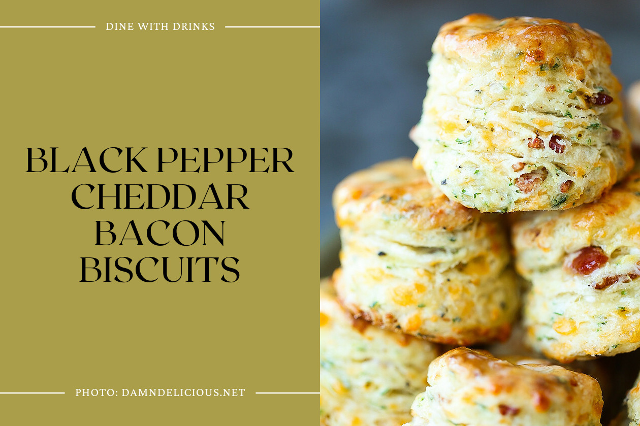 Black Pepper Cheddar Bacon Biscuits