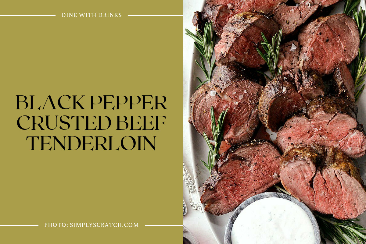 Black Pepper Crusted Beef Tenderloin