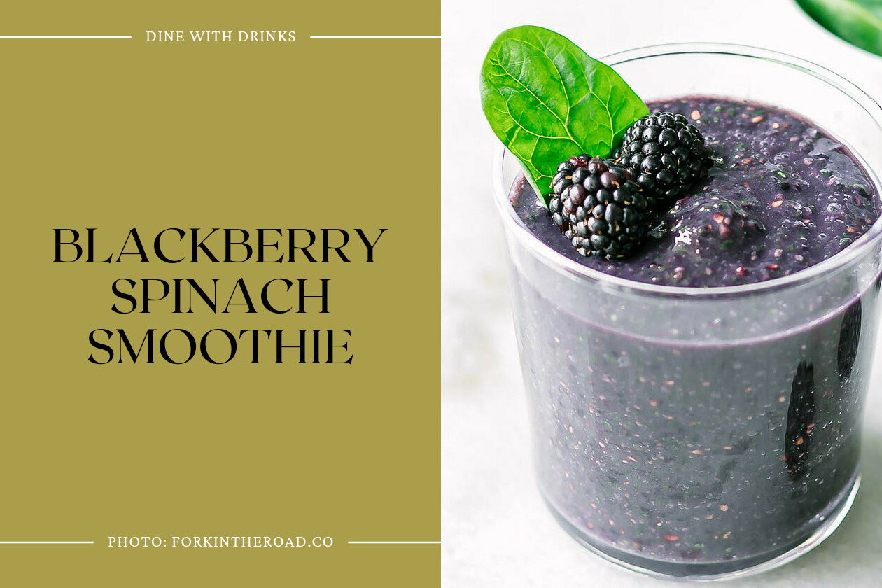 Blackberry Spinach Smoothie