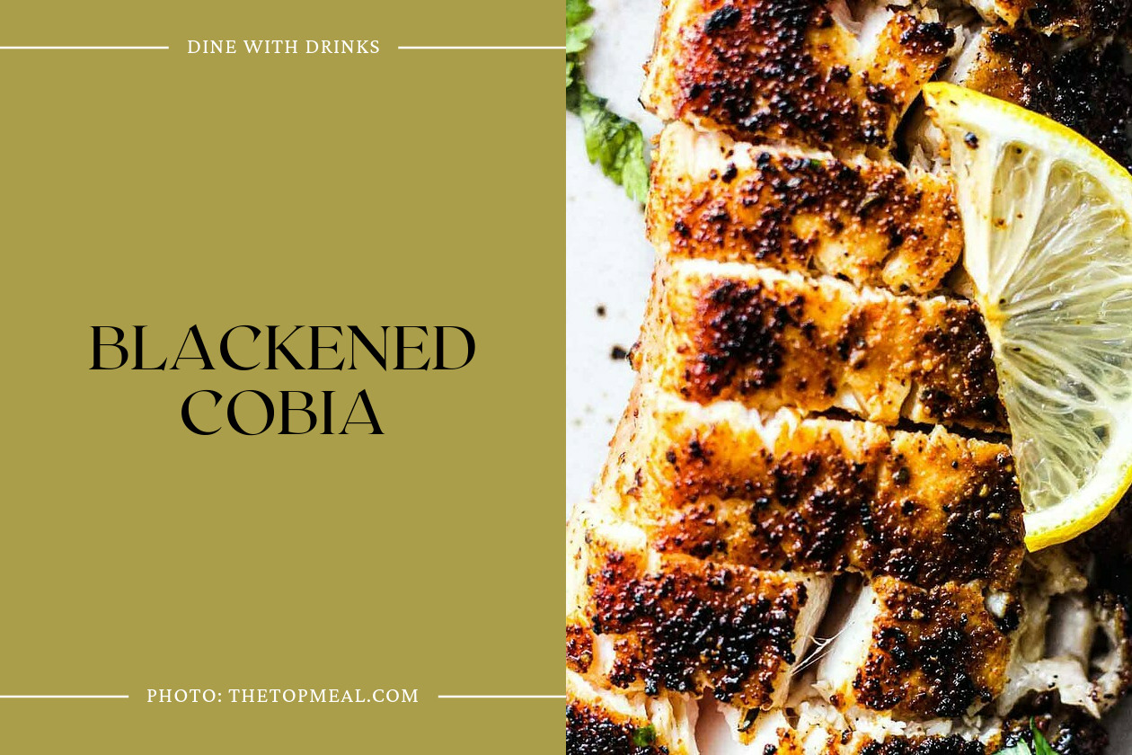 Blackened Cobia