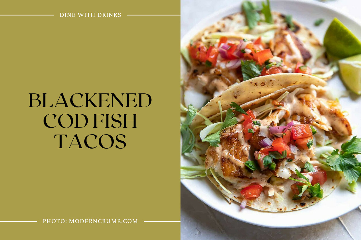 Blackened Cod Fish Tacos