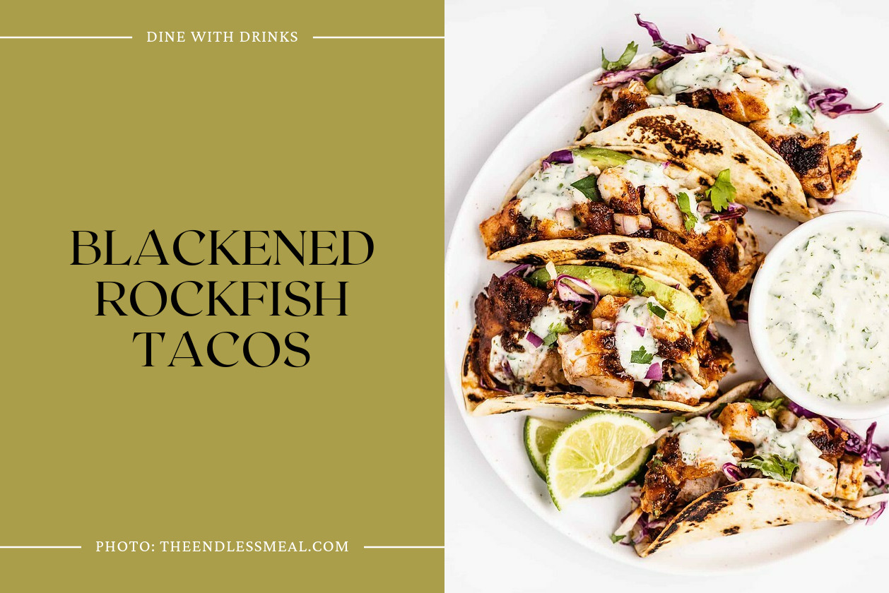 Blackened Rockfish Tacos