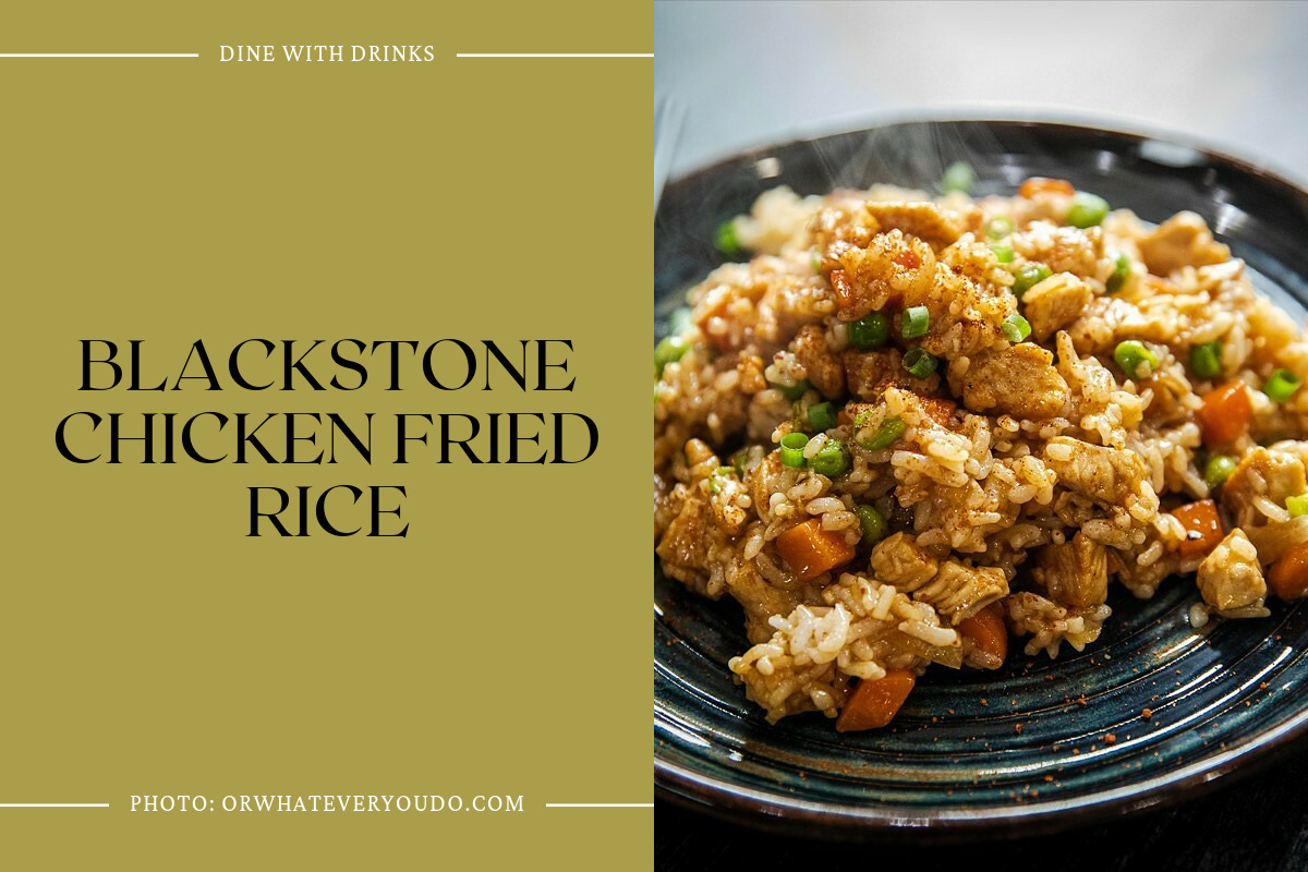 Blackstone Chicken Fried Rice