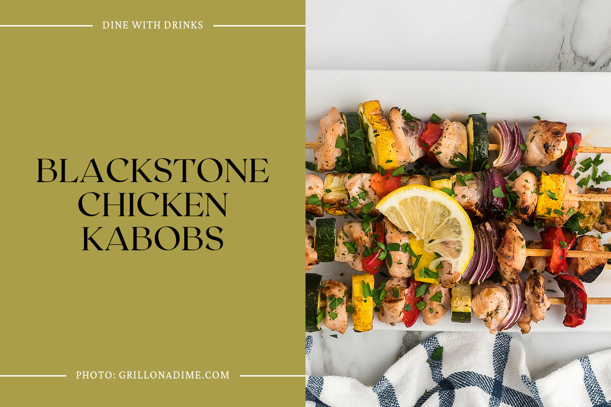 Blackstone Chicken Kabobs