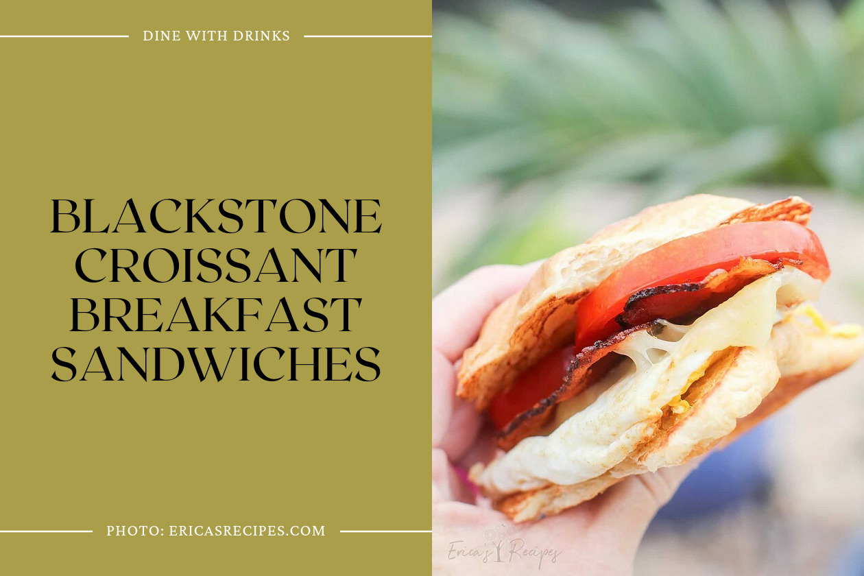 Blackstone Croissant Breakfast Sandwiches