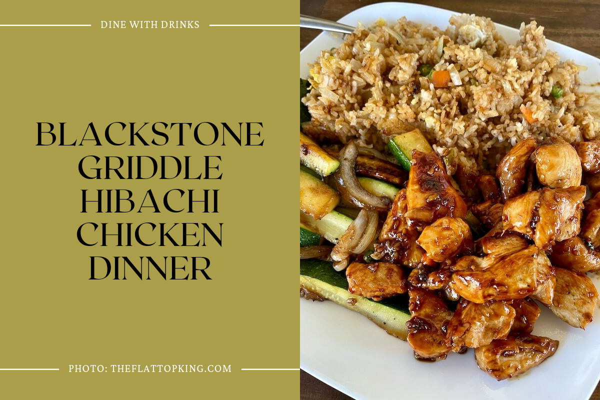 Blackstone Griddle Hibachi Chicken Dinner