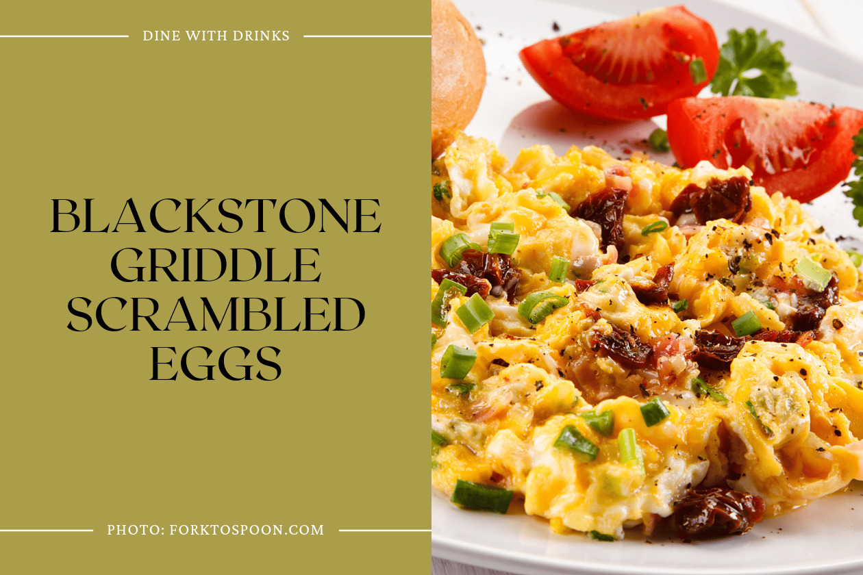 Blackstone Griddle Scrambled Eggs