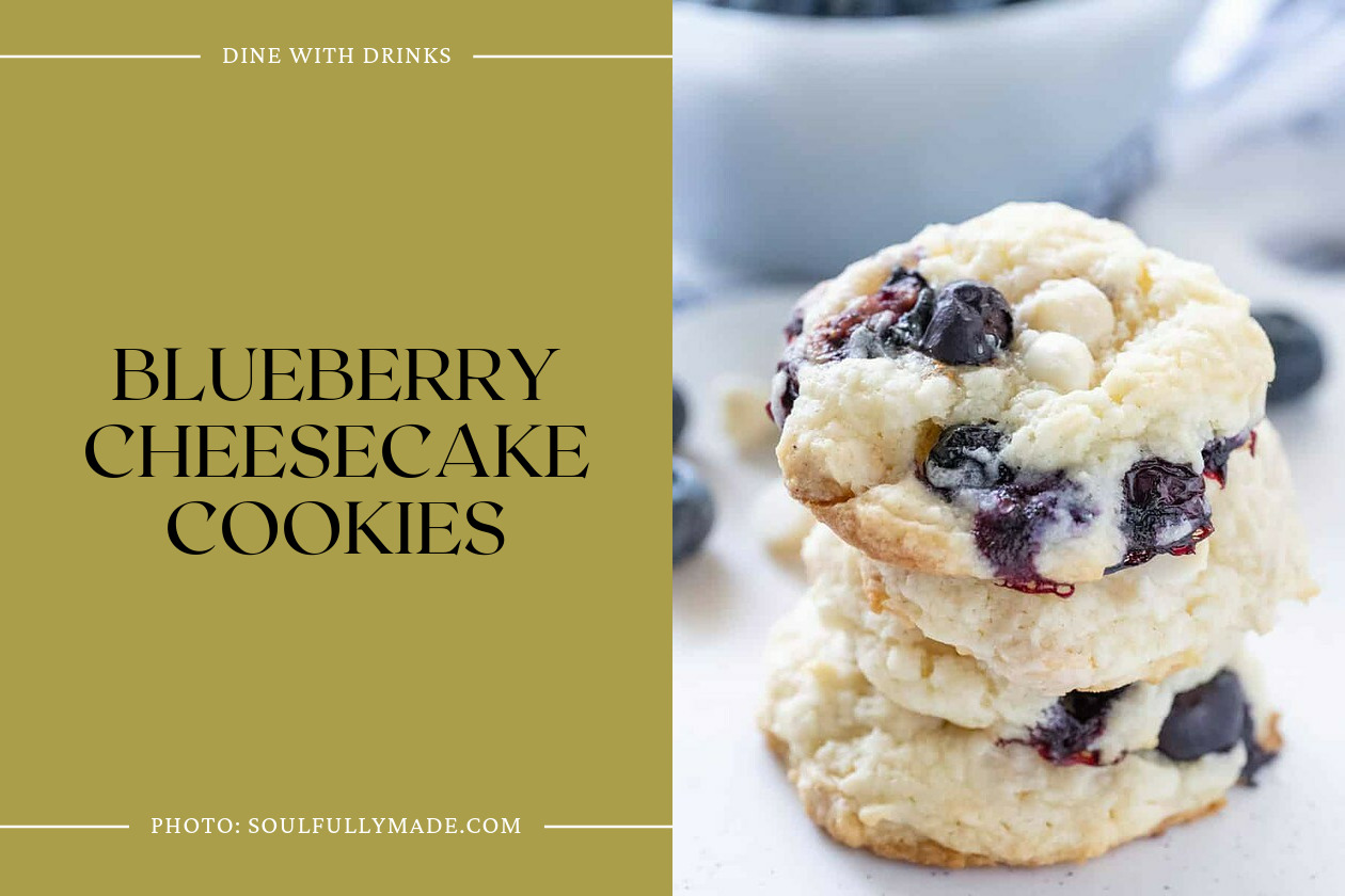 Blueberry Cheesecake Cookies