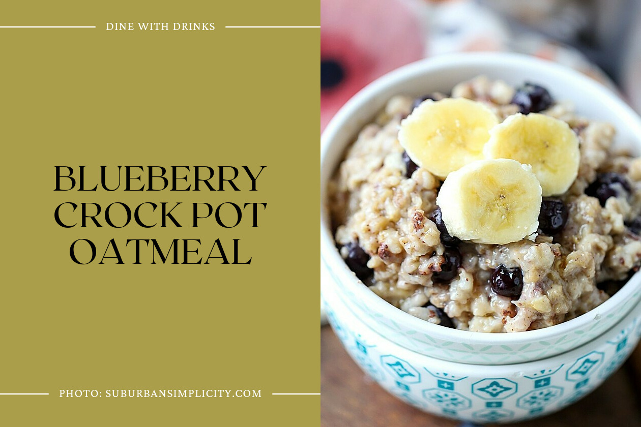 Blueberry Crock Pot Oatmeal