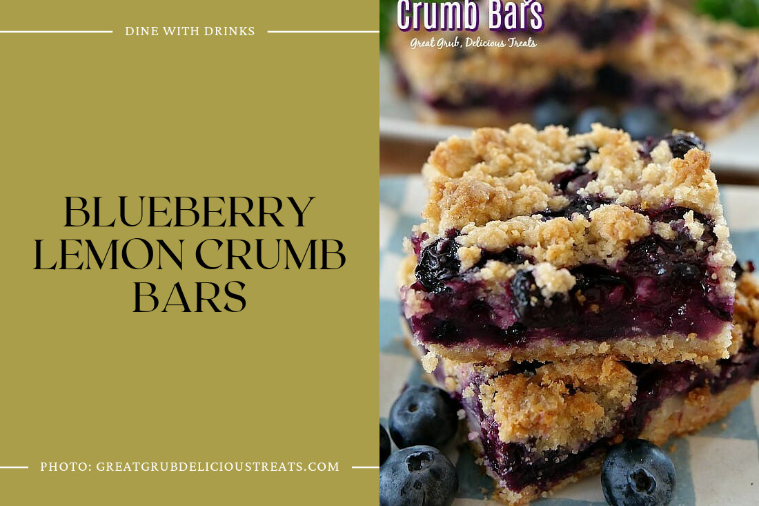 Blueberry Lemon Crumb Bars
