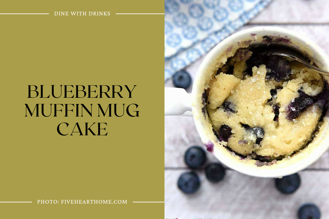 Blueberry Muffin Mug Cake