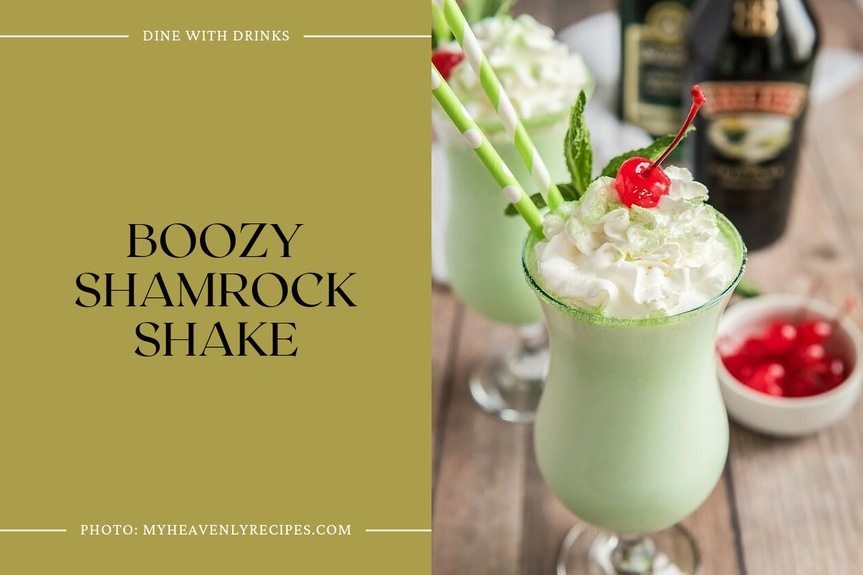 Boozy Shamrock Shake