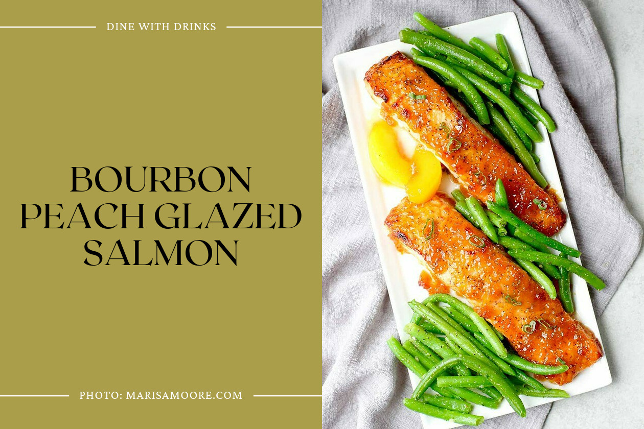 Bourbon Peach Glazed Salmon