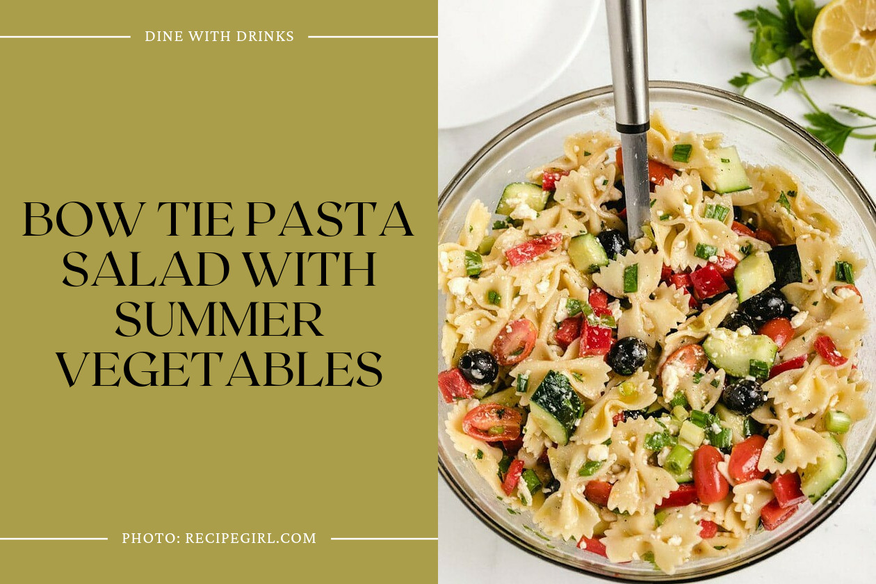 Bow Tie Pasta Salad With Summer Vegetables