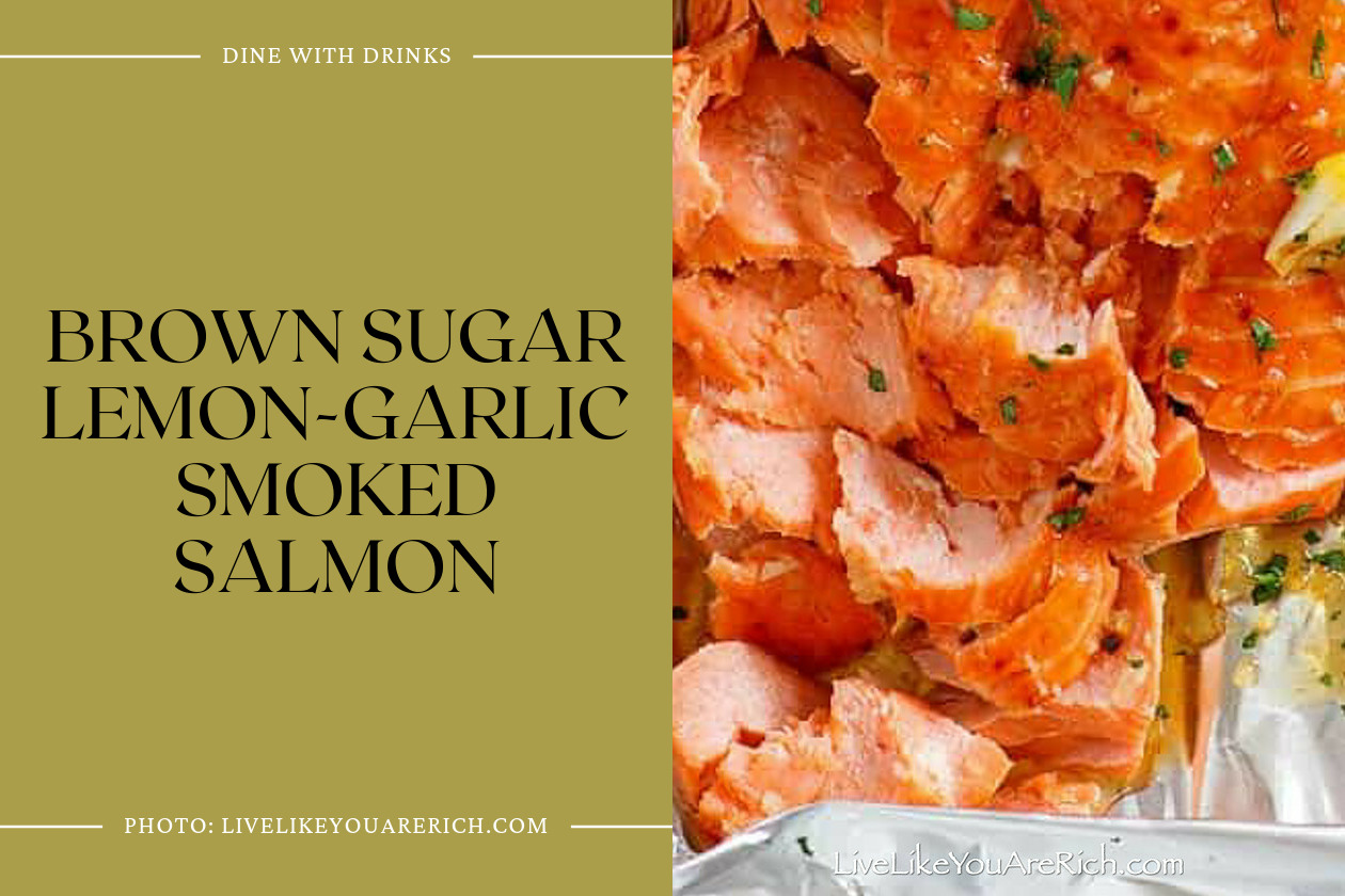 Brown Sugar Lemon-Garlic Smoked Salmon